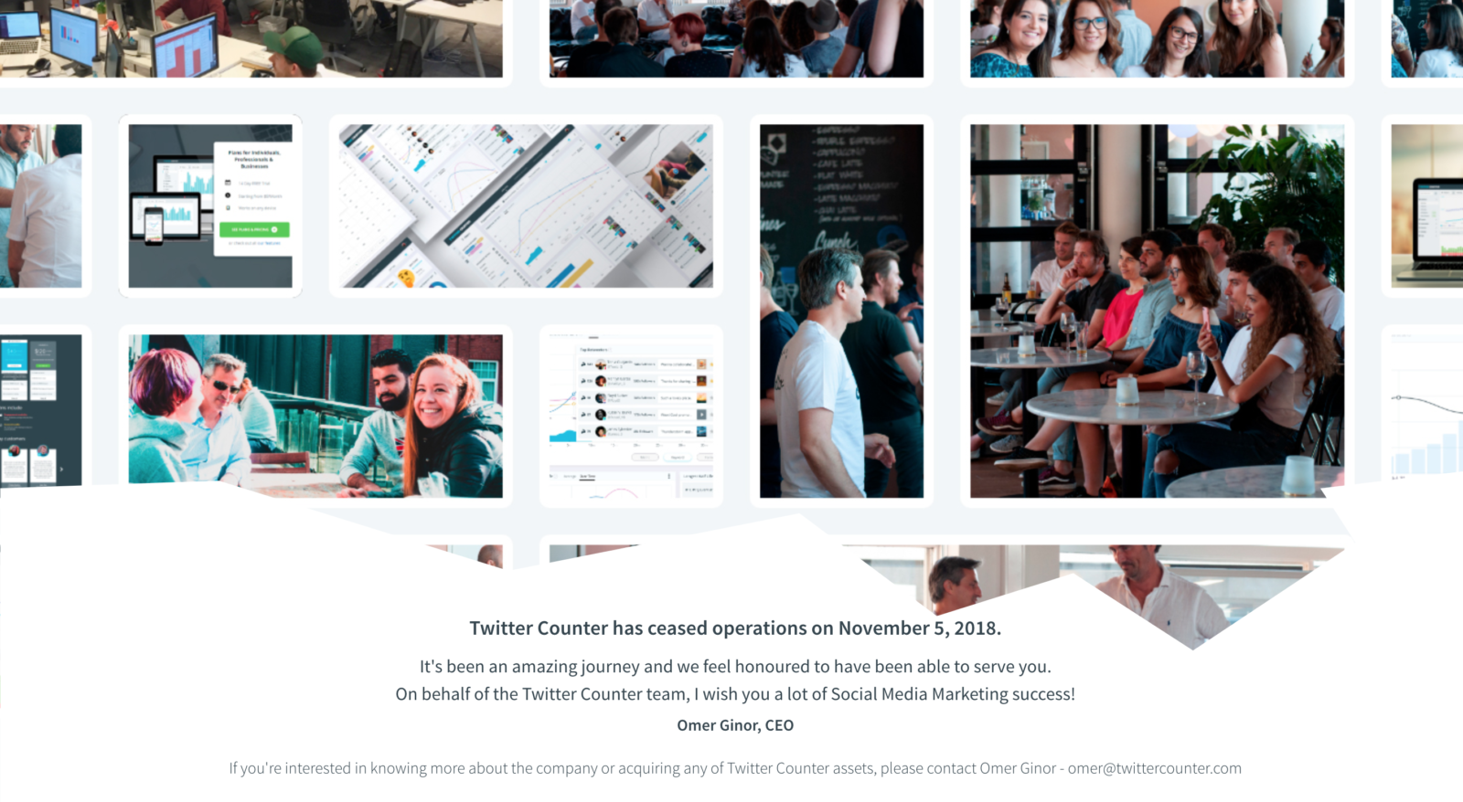 TwitterCounter ne répond plus