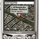 Google Maps sur mon Treo