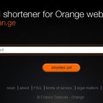 oran.ge, le raccourcisseur d’URL par @Orange