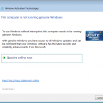 Windows Activation Technologies me casse les bonbons