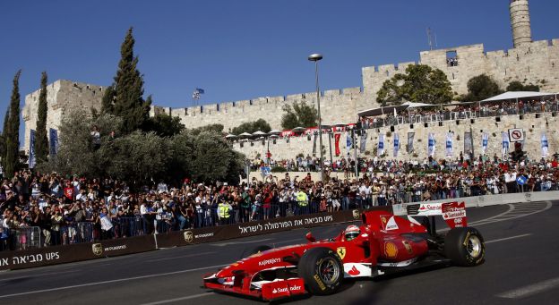 Jérusalem transformée en circuit de formule 1