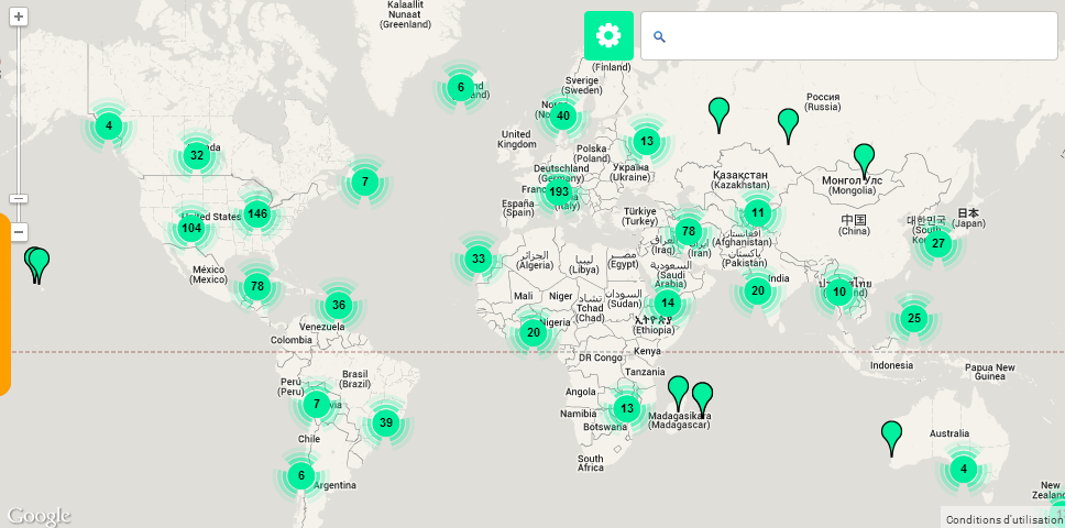 starup weekend map