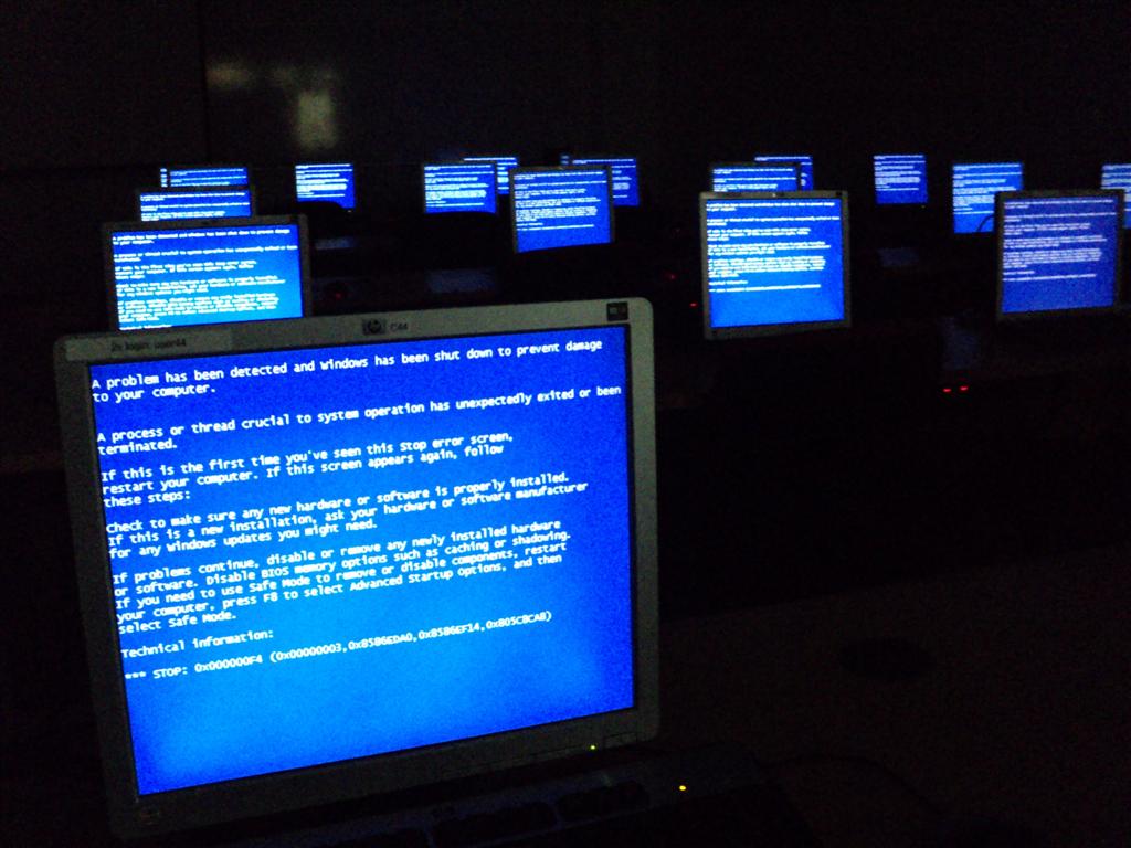 blue screen microsoft