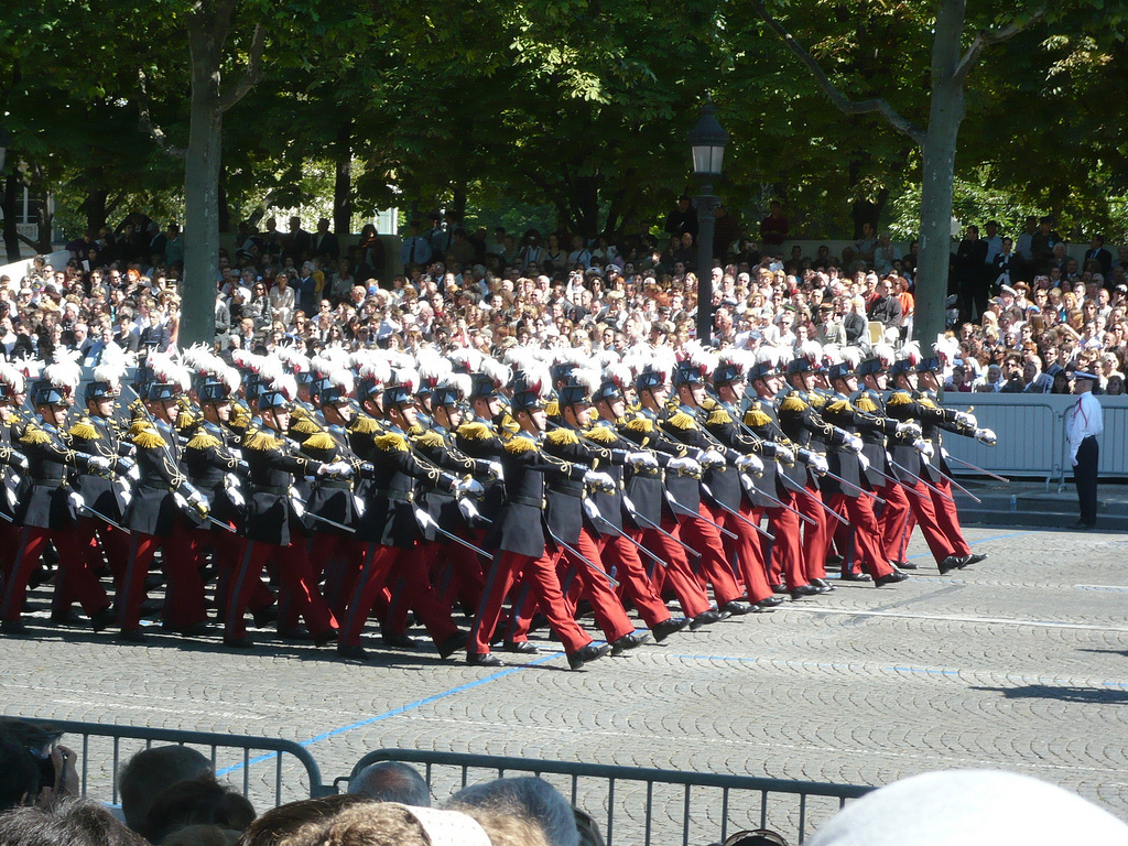 saint cyr defile