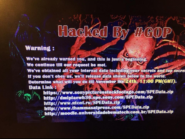 sony hacked