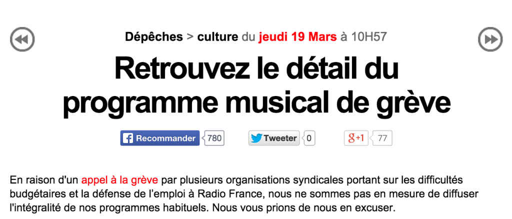 greves radio france