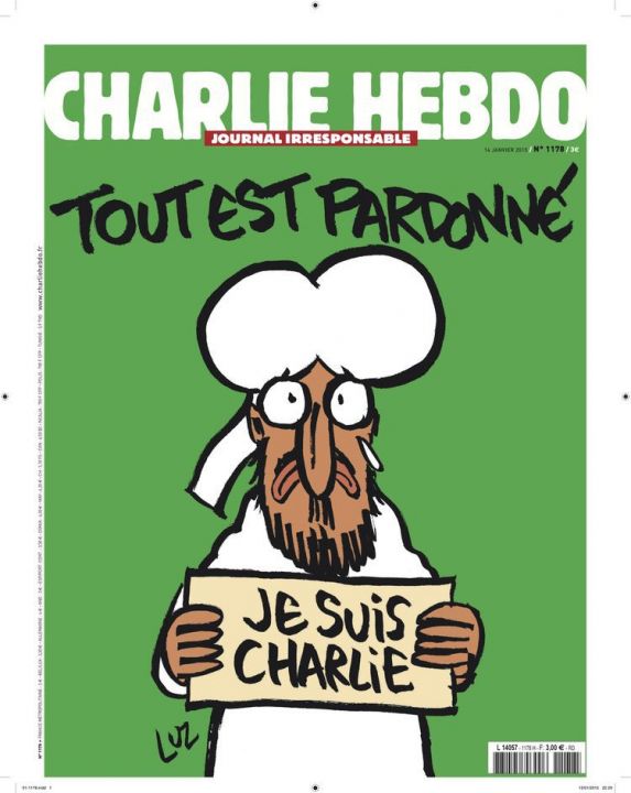 une charlie hebdo 2015