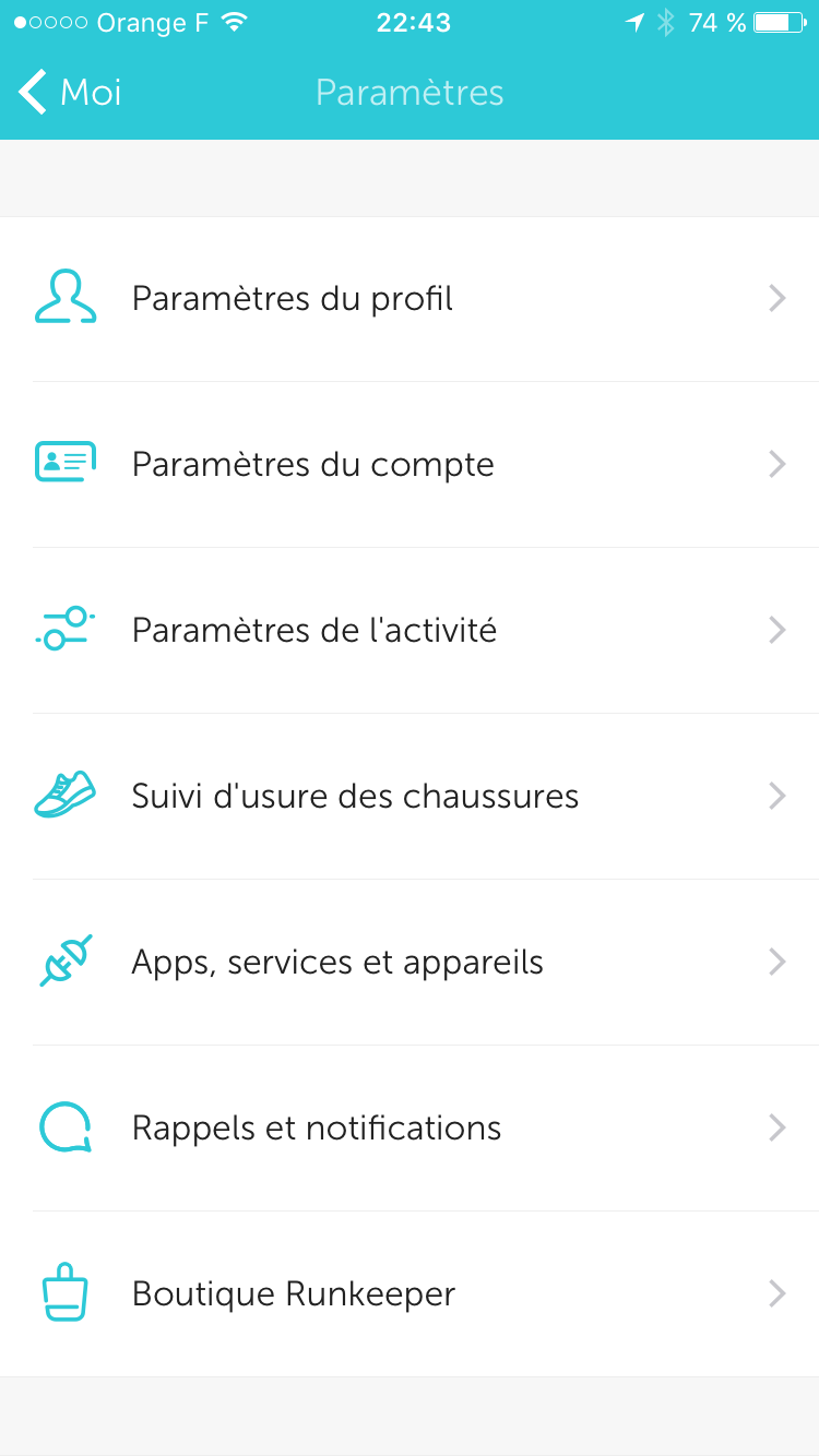 runkeeper profil