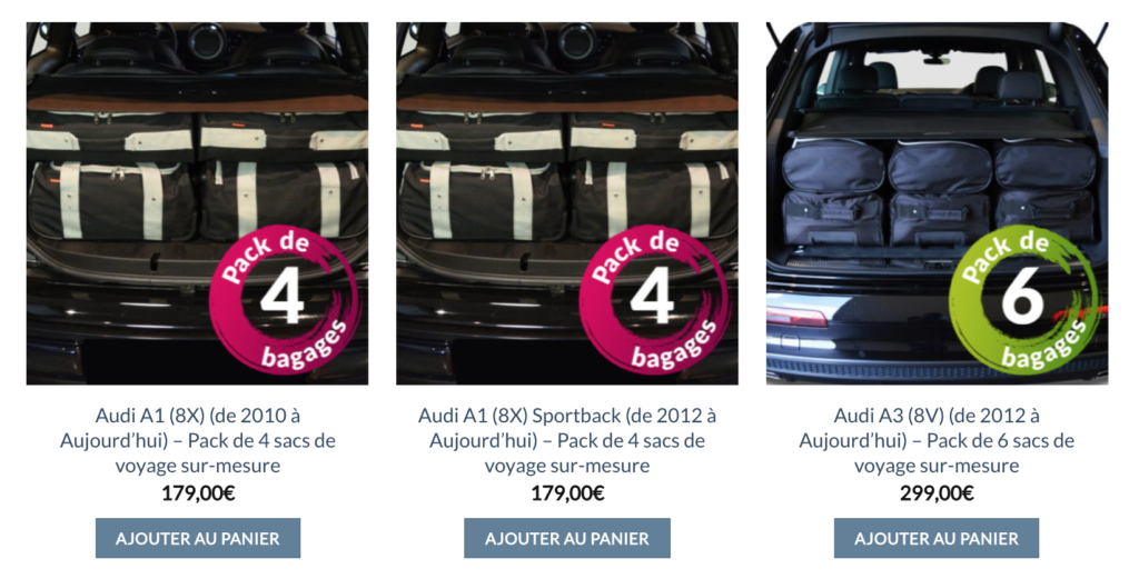 Combien de bagages peut-on mettre dans le coffre ?